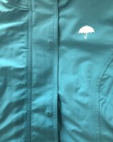 B-Ware Schmuddelwedda Damen Anorak / Regenjacke Magic Print T&uuml;rkis Gr. XS