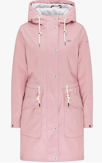 B-Ware Schmuddelwedda Damen 3in1 Regenjacke / Parka Gr. M Altrosa