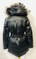 Spyder Damen Winterjacke Dulce Jacket Gr. 36 / S Schwarz Echtfellbesatz Skiparka