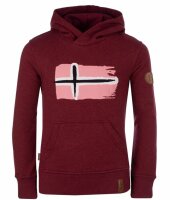 Trollkids Pullover &quot;Trondheim&quot; in Bordeaux in Gr.164