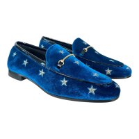 Melvin &amp; Hamilton Herren Scarlett 1 Velluto Chine Embroidery Stars Loafer Gr. 40