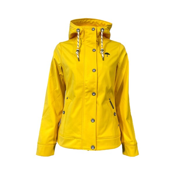B-Ware Damen Schmuddelwedda Anorak / Regenjacke Gr. S Gelb