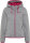 Schmuddelwedda Damen Funktionsjacke / Regenjacke Gr. XL Grau Melange Dunkelpink