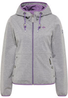 Schmuddelwedda Damen Regenjacke / Funktionsjacke Gr. XXL Grau Melange Flieder