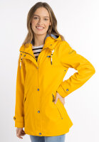 Schmuddelwedda Damen Regenjacke Gr. XXL Sonnengelb Marine Melange