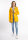Schmuddelwedda Damen Regenjacke Gr. XXL Sonnengelb Marine Melange