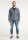 Schmuddelwedda Herren Funktionsjacke / Regenjacke Gr. L - Rauchmarine Melange