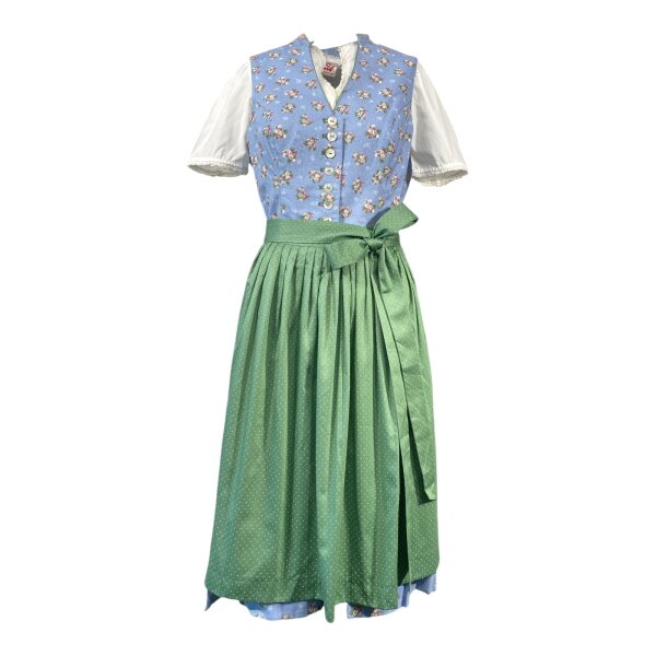 Berwin &amp; Wolff Tracht Damen Dirndl Oktoberfest Gr. 40 Blau / Gr&uuml;n