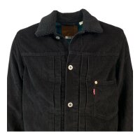 Levis Mens Type I Trucker Jacket Meteorite Lined Cord Gr....