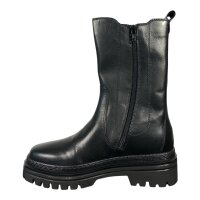 Gabor gef&uuml;tterte Damen Chelsea Boots / Stiefelette Gr. 37 Schwarz