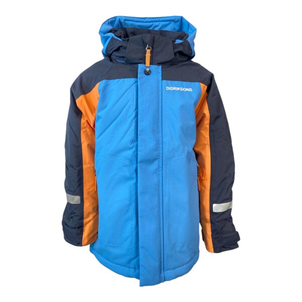 Didriksons Neptun Kinder Skijacke / Winterjacke Gr. 100 Blau