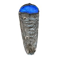 Campz Trekker Kinder Jugend Mumienschlafsack bis 130 cm Grau