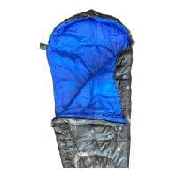 Campz Trekker Kinder Jugend Mumienschlafsack bis 130 cm Grau