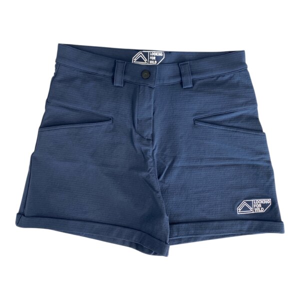 Looking for Wild technische Damen Shorts Gr. M Blau