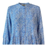 ESPRIT Damen Tunika Kleid / Blusenkleid Gr. 38 Blau /...
