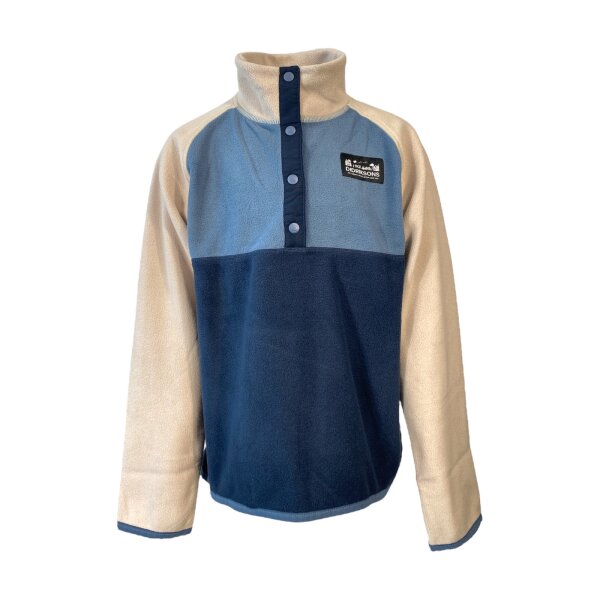 Didriksons Monte Kids half Button Fleecepullover Gr. 140 Blau