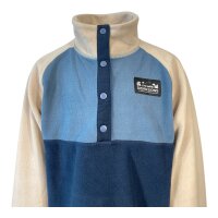 Didriksons Monte Kids half Button Fleecepullover Gr. 140 Blau