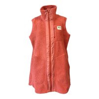 Kari Traa Damen Sanne Pile Vest Long Fleeceweste Gr. L Rosa