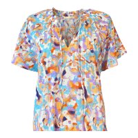 ESPRIT Damen Tunika Kleid Gr. S Lila / Bunt