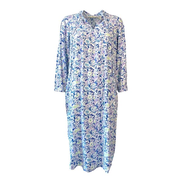 ESPRIT Damen Tunika Kleid Gr. 34 Lila / Bunt