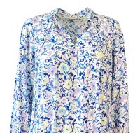 ESPRIT Damen Tunika Kleid Gr. 36 Lila / Bunt