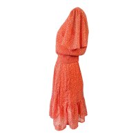 ESPRIT Damen Sommerkleid Gr. 32 Orange / Rot