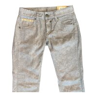 Herrlicher Damen Touch Slim Jeans / Hose Gr. 25W / 30L Grau