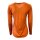 Lundhags Damen Fulu Merino Henleyshirt / Longsleeve Gr. S Rostrot