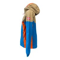 Trollkids Kids Sira Jacket Windbreaker / Regenjacke Gr. 128 Blau / Taupe