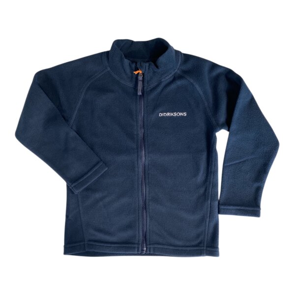 Didriksons Monte Kids Full-Zip Fleecejacke Gr. 70 Dunkelblau