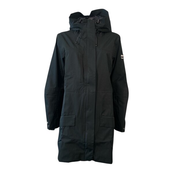 Mountain Works Damen Hybrid Parka / Regenjacke Gr. L Schwarz