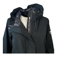 Mountain Works Damen Hybrid Parka / Regenjacke Gr. L Schwarz