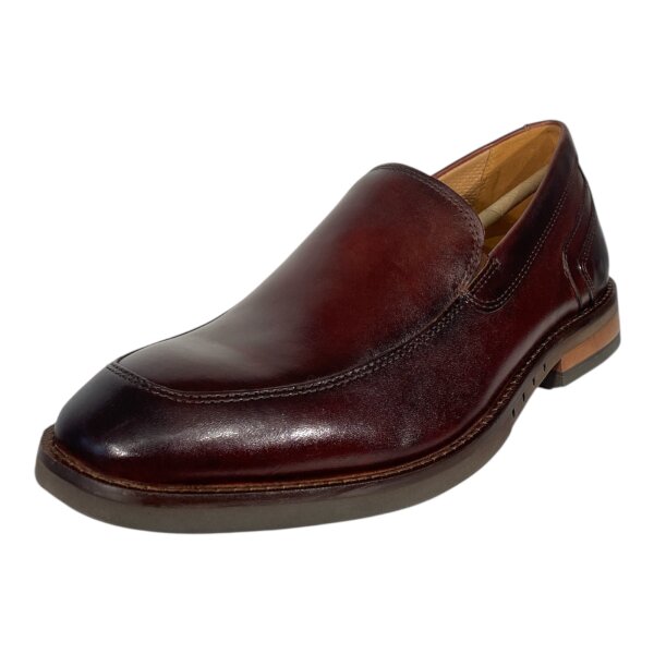 Clarks Herren Un Hugh Step Brown Leather Gr. 44,5