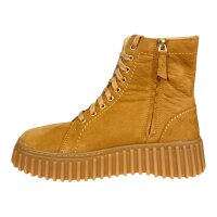 Clarks Damen Torhill Rise Light Tan Nubuck Plateaustiefelette Gr. 37,5