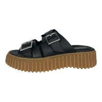 Clarks Damen Torhill Slide Black Leather Pantoletten Gr....