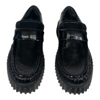 Clarks Damen Torhill Mocc Black Pat Mokassins Gr. 39,5