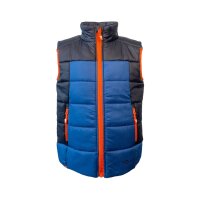 Trollkids Kids Hardanger Vest / Weste Gr. 128 Blau / Orange