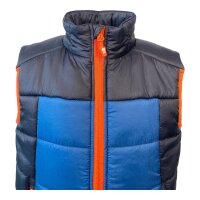 Trollkids Kids Hardanger Vest / Weste Gr. 128 Blau / Orange