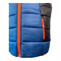 Trollkids Kids Hardanger Vest / Weste Gr. 128 Blau / Orange