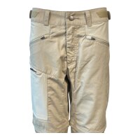 Lundhags Damen Tived Zip-Off Pant / Outdoorhose Gr. 42 Beige