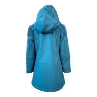 Trollkids M&auml;dchen Girls Lillesand Coat / Softshell Mantel Gr. 128 Petrol