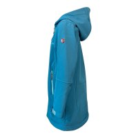 Trollkids M&auml;dchen Girls Lillesand Coat / Softshell Mantel Gr. 128 Petrol