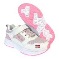 Trollkids Kids Haugesund Sneaker Gr. 31 Wei&szlig; / Rosa