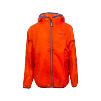 Trollkids Kids Trolltunga Jacket / Leichte Regenjacke Gr. 128 Orange