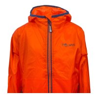 Trollkids Kids Trolltunga Jacket / Leichte Regenjacke Gr. 128 Orange