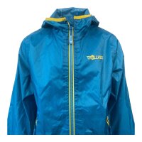 Trollkids Kids Trolltunga Jacket / Leichte Regenjacke Gr. 128 Blau