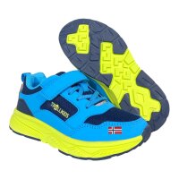 Trollkids Kids Haugesund Sneaker Gr. 31 Blau / Lime